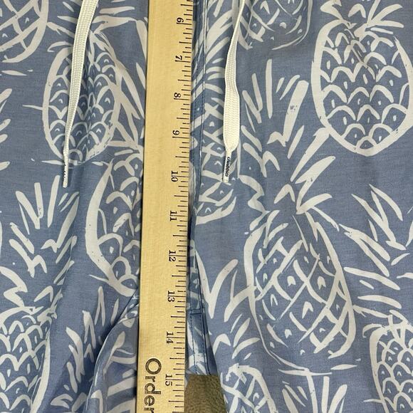 Chubbies‎ Swim Trunk Mens XXL Blue Pineapple Print Lined Drawstring Waist 5.5" - Picture 6 of 14